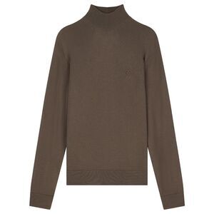 Giorgio Armani Men Slim-Fit Sweater In Plain Knit Virgin Wool